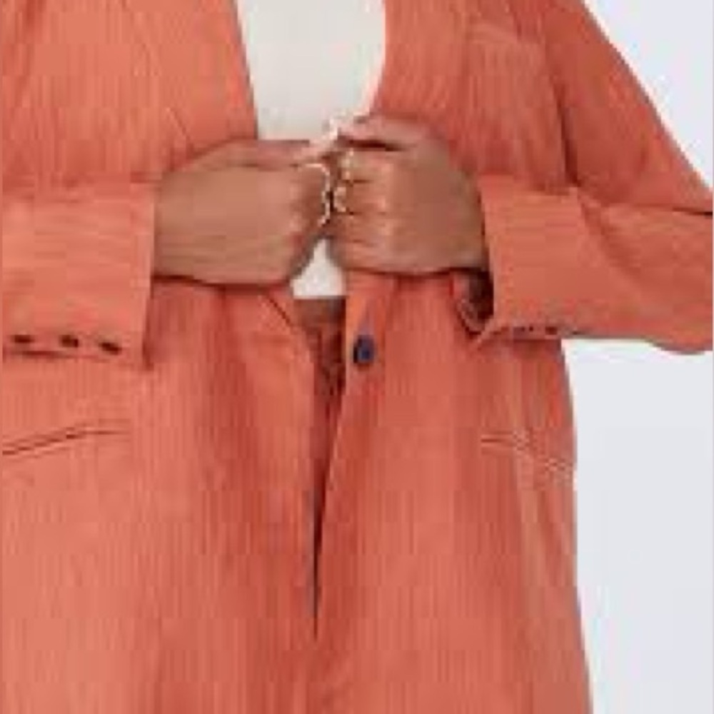 Rust Oversized Dad Blazer - Picture 5 of 5
